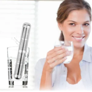 Barra de agua alcalina de hidrógeno portátil, ionizador de equilibrio de valor de PH, purificador Mineral, filtro de acero inoxidable para uso en viajes